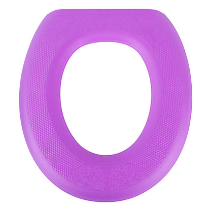 Reusable Toilet Seat Cover Pads, EVA Waterproof Sticky Stretchable Toilet Seat Cushion, 14.9" x 16.14" Green