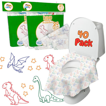 Disposable Toilet Seat Covers 20 Pk, Extra Large Waterproof, Potty Training