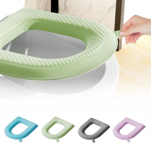 Waterproof Toilet Seat Cushion, 2026 New Toilet Seat Cover Pads, Reusable Waterproof EVA Toilet Seat Cushion, Padded Toilet Seat, Washable Toilet Cover Seat Pad for Home Hotel (4 Color)