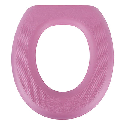 Reusable Toilet Seat Cover Pads, EVA Waterproof Sticky Stretchable Toilet Seat Cushion, 14.9" x 16.14" Green
