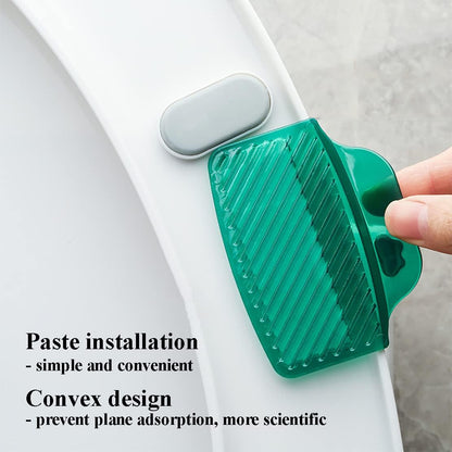 2-Piece Toilet Seat Handle Lifter Toilet Seat Cover Lifter for Any Toilet Cover/Seat (2 PCS Black Lifter)