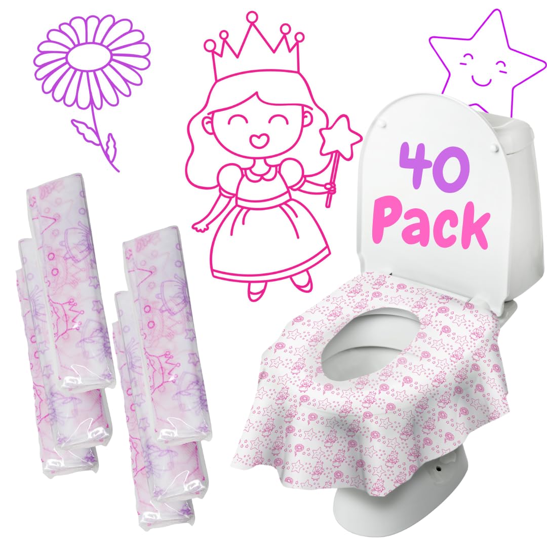 Disposable Toilet Seat Covers 20 Pk, Extra Large Waterproof, Potty Training