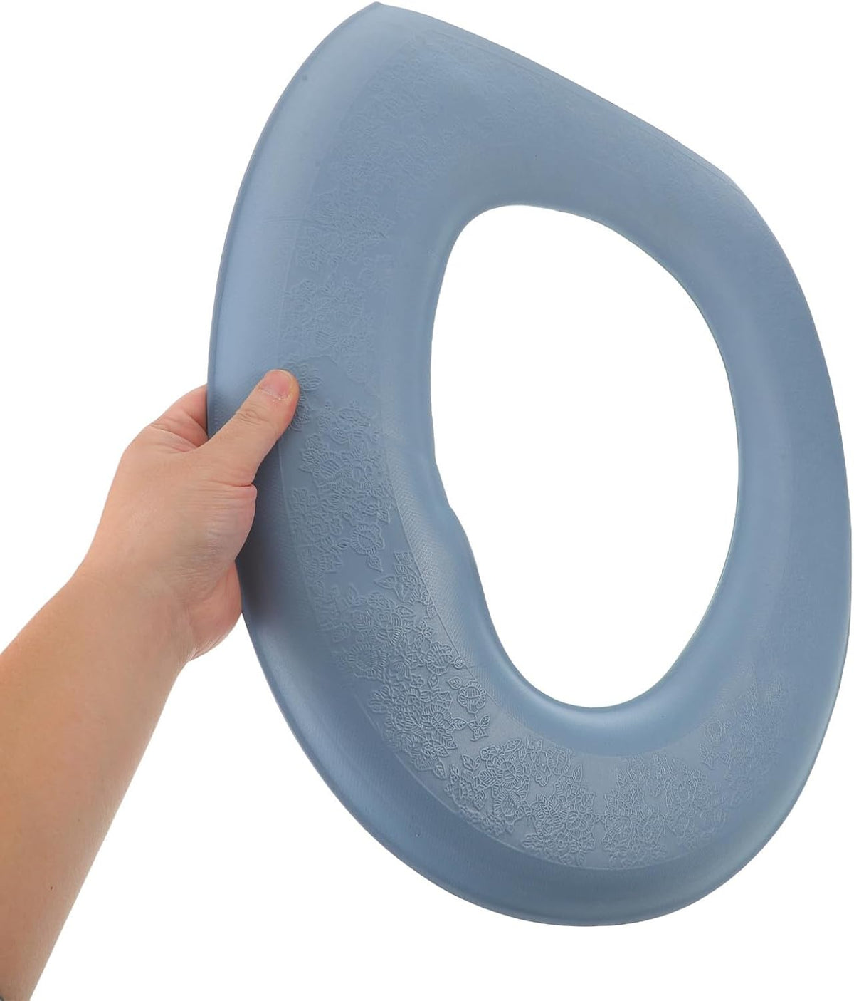 2pcs Eva Adhesive Toilet Seat Cushion O-shape Waterproof for Bathrooms