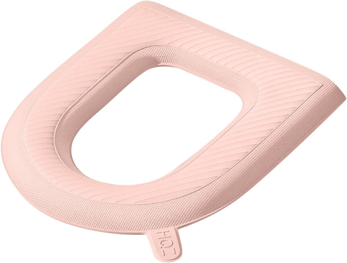 Toilet Seat Cover Waterproof Universal Fit Cushion Pad with Lifting Tab