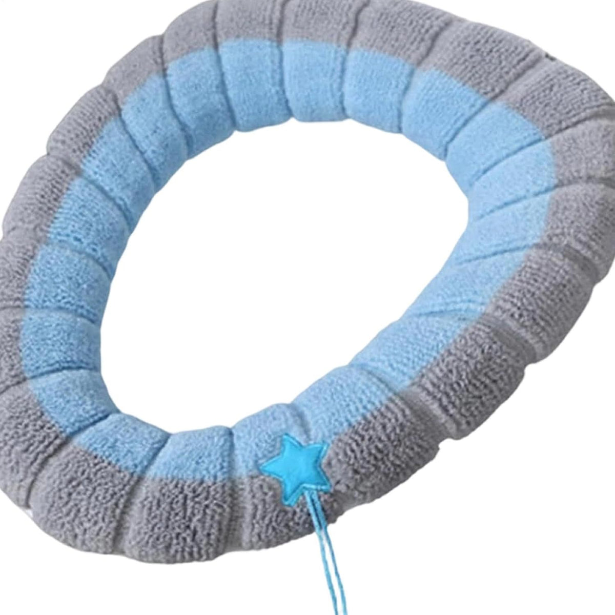 Warm Toilet Seat Cover - Washable Cloth, Soft Bathroom Comfort Cushion Pad