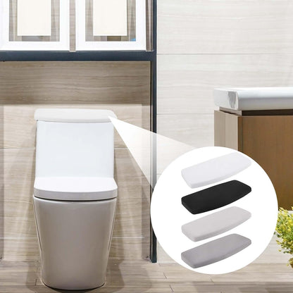 4 Pcs Toilet Tank Cover Lid, Toilet Tank Lid Toilet Top Cover, Comfortable Bathroom Tank Cover Replacement with Elastic Bottom, Washable Soft Toilet Tank Lid Cover Fit Different Sizes(4 Colors)