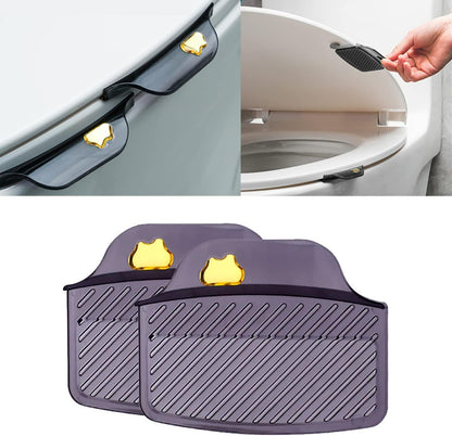 2-Piece Toilet Seat Handle Lifter Toilet Seat Cover Lifter for Any Toilet Cover/Seat (2 PCS Black Lifter)