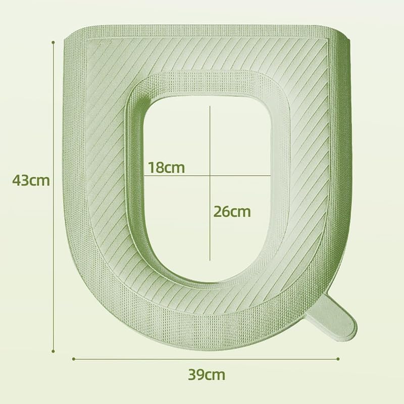 Waterproof Toilet Seat Cushion, 2026 New Toilet Seat Cover Pads, Reusable Waterproof EVA Toilet Seat Cushion, Padded Toilet Seat, Washable Toilet Cover Seat Pad for Home Hotel (4 Color)