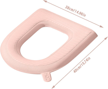 Water Proof Toilet Seat Cover Eva Foam Cushion Pad with Lifting Tab
