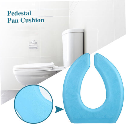 EVA Self-Adhesive Toilet Seat Cushion Thickened Waterproof Breathable Pad for Bathroom Universal Toilet Seat Cover Insulation Easy to Install