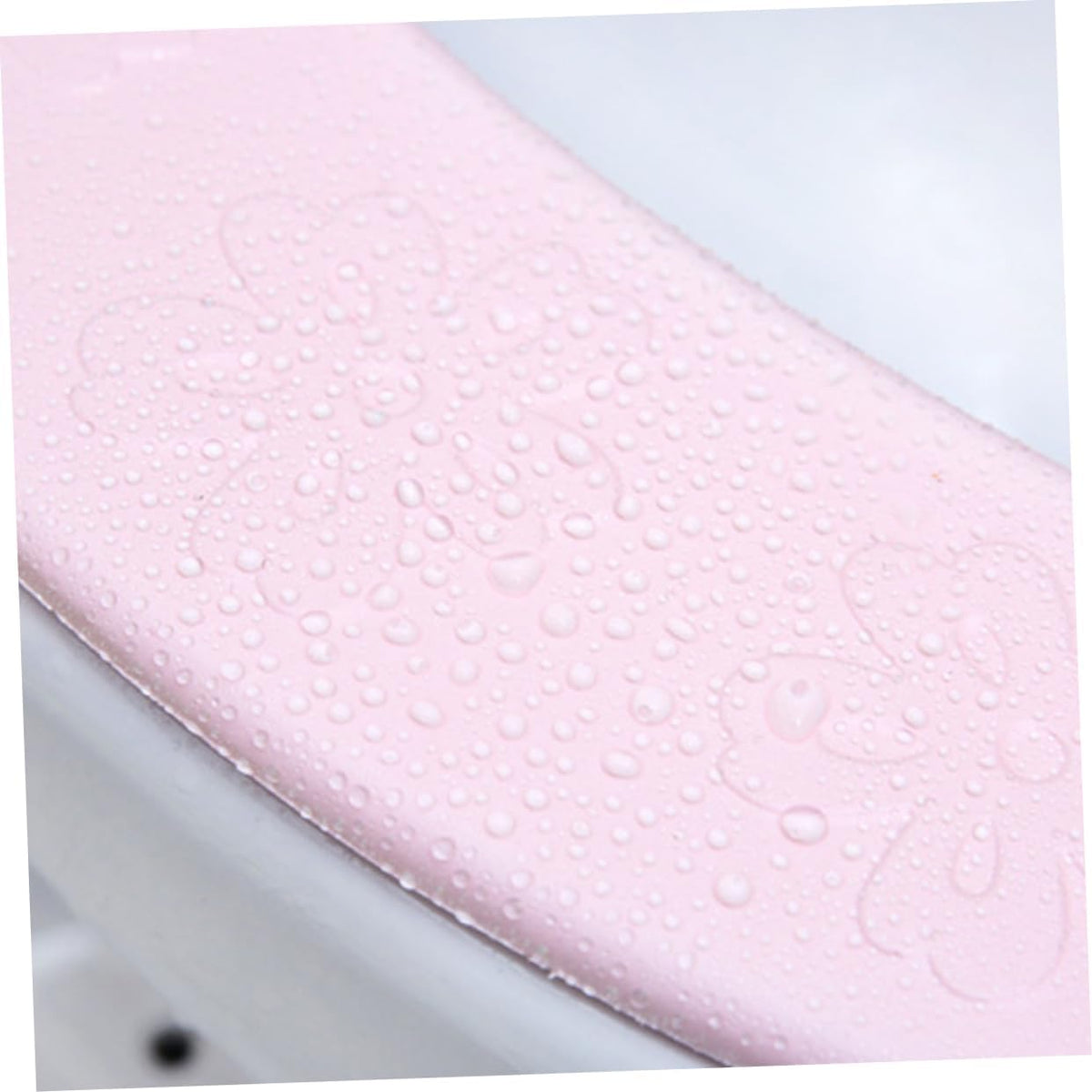3pcs Waterproof Toilet Seat Cushion Pad Sticky Foam Insulation for Cold Weather Universal Fit for Home Use Soft Cushioned Design in Pink