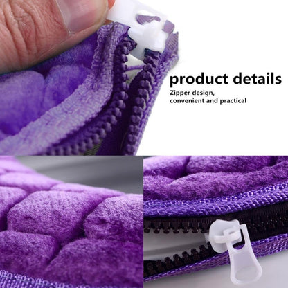Soft Toilet Seat Cushion Washable and Comfortable Toilet Seat Cover Pads Reusable Thicker Warmer Cover Pads with Zipper (Grey)