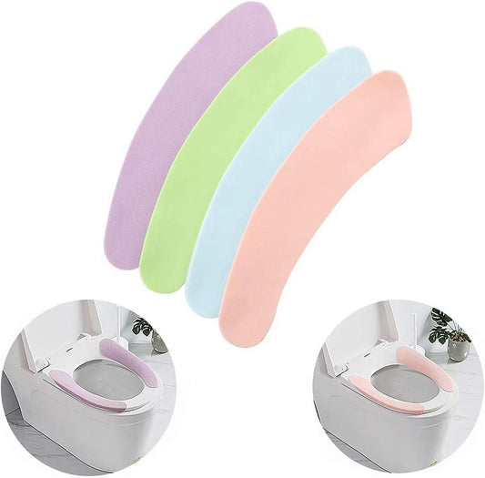 4 Pack Bathroom Warmer Toilet Seat Cover Pads
