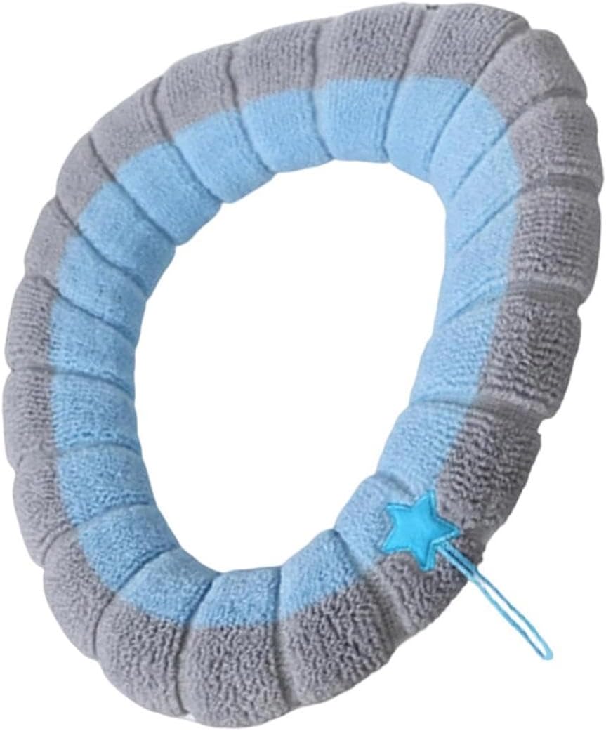 Warm Toilet Seat Cover - Washable Cloth, Soft Bathroom Comfort Cushion Pad