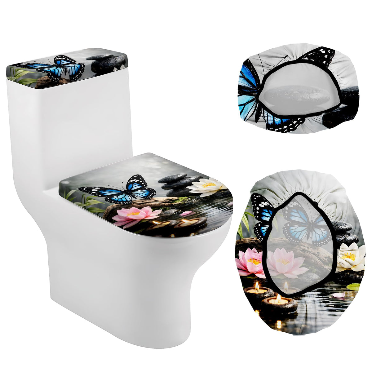 Christmas Toilet Lid Cover