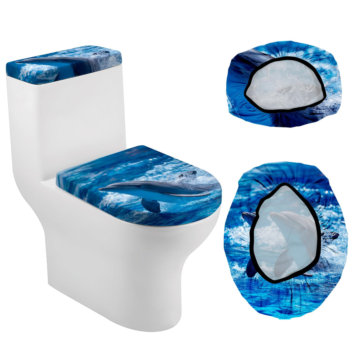 Christmas Toilet Lid Cover