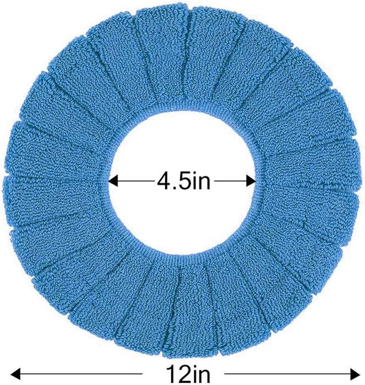 Thicken Toilet seat Cover Cushion Pads Luxury Toilets Warm Toilet seat Covers Warm Toilet Seat Mat Super Warm Universal (5-Pack,Random Color)