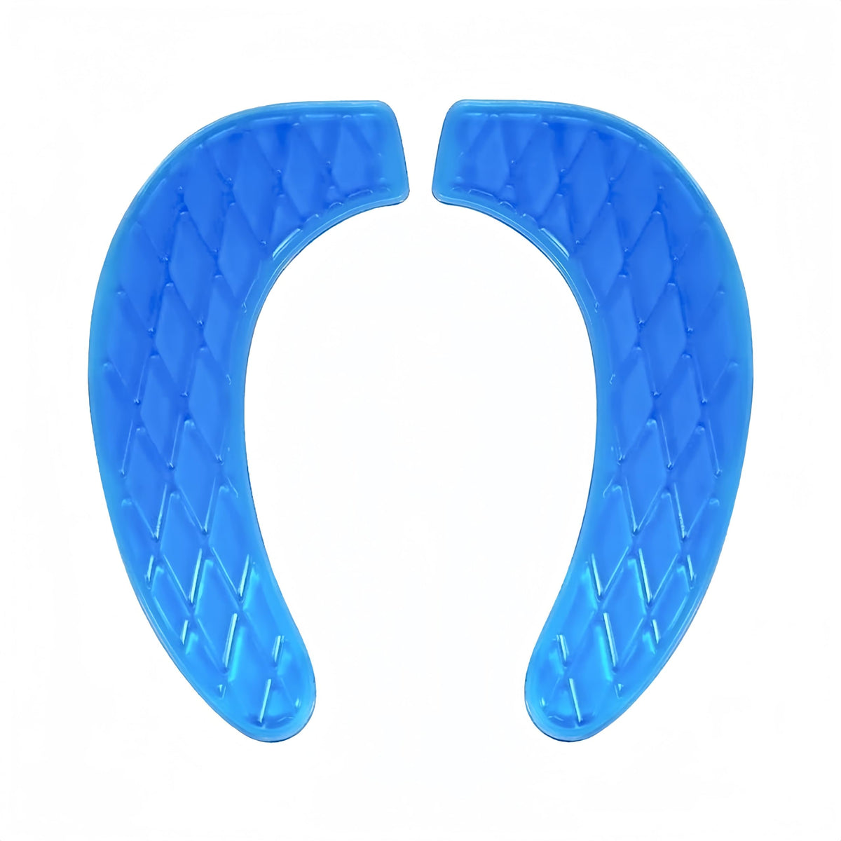 Bule Gel Toilet Seat Cover Cushion Pad Washable Portable Padded Riser Comfort for Elderly Handicapped
