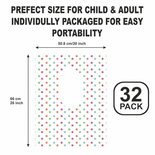 Purple Papers 32 Pcs Baby Training Seat Covers Disposable for Toddlers & Adults, Extra Large Waterproof, Portable Package for Travel, Kids Potty Training
