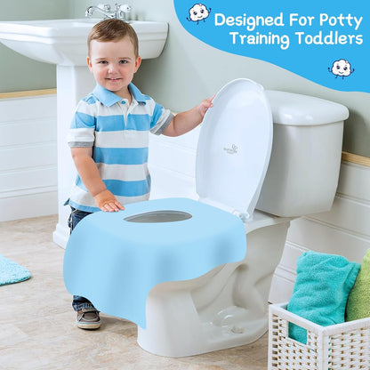 Cottonessence Disposable Toilet Seat Covers (30-Pack) – Waterproof, Individually Wrapped, Portable，Non-Slip Liners for Kids & Adults, Travel & Home Use