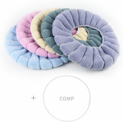 SKJ&COtoilet seat covers, 5-piece set, washable, soft, and warm toilet seat covers, suitable for bathrooms, universal round/extended toilet seat, 5 color combinations, suitable for use in cold weather