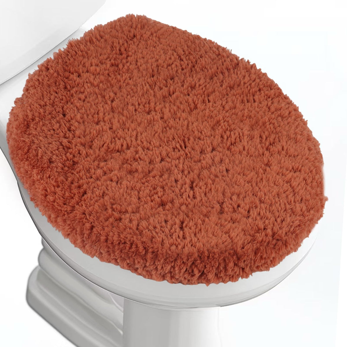 Soft Microfiber Toilet Seat Cover 17.5" x 15" Machine Washable