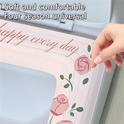 Waterproof toilet seat cushion All year round universal ring foam silicone pad Summer Toilet Seat Cover Pads