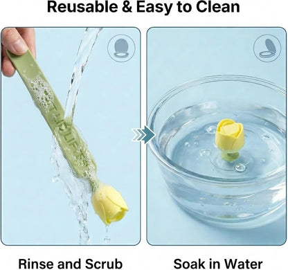 Silicone Toilet Lid Lifter, Hands-Free Hygienic Toilet Seat Handle, No-Touch Toilet Cover Lifter for Bathroom, Home, Hotel, Office, Travel Easy to Use.