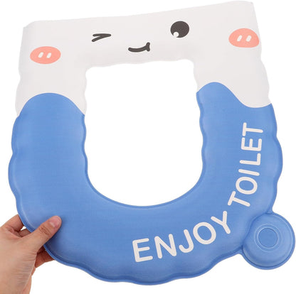 Didiseaon Thicker Eva Toilet Seat Cushion with Adhesive for Home Use Washable Reusable Bathroom Pad Providing Comfort Warmth Protection and Pressure Relief in Winter