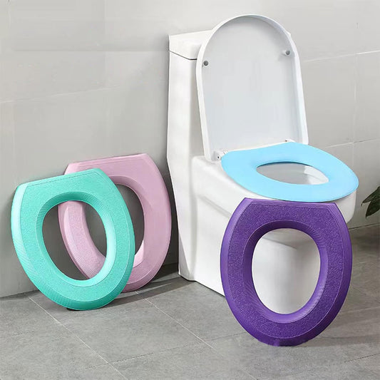 Eva Toilet Seat Cover Pad, Soft Cushioned Mat for Bathroom Decoration, 38x42cm, 6 Color Options