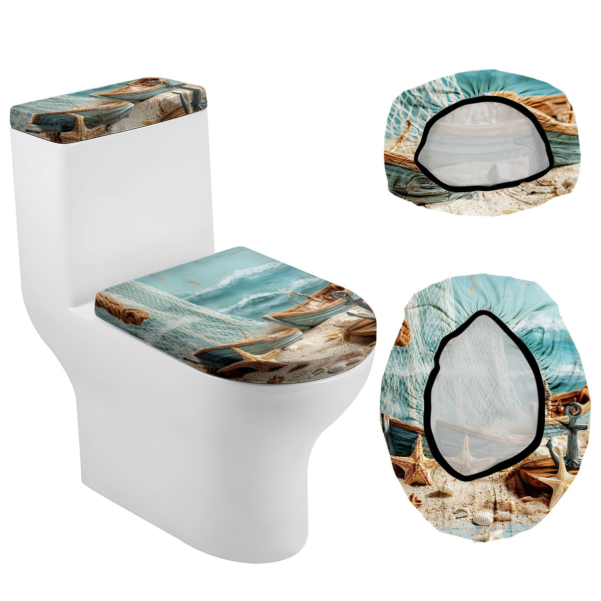 Christmas Toilet Lid Cover