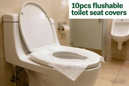 Toilet Seat Covers, 20-Pack Disposable Flushable Travel Covers
