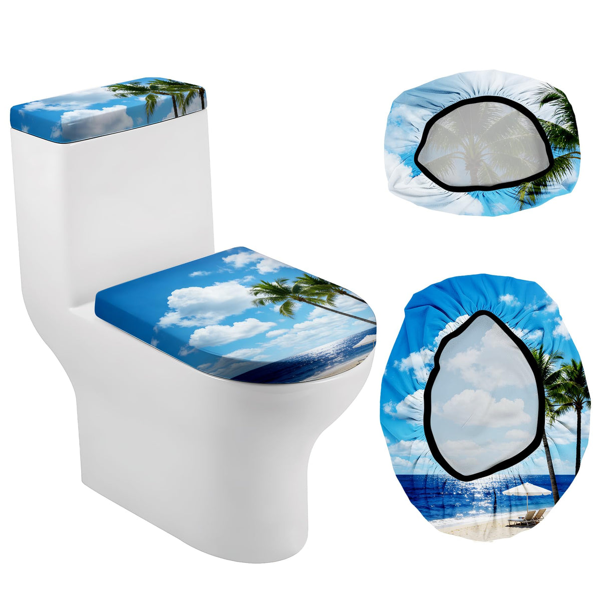 Christmas Toilet Lid Cover