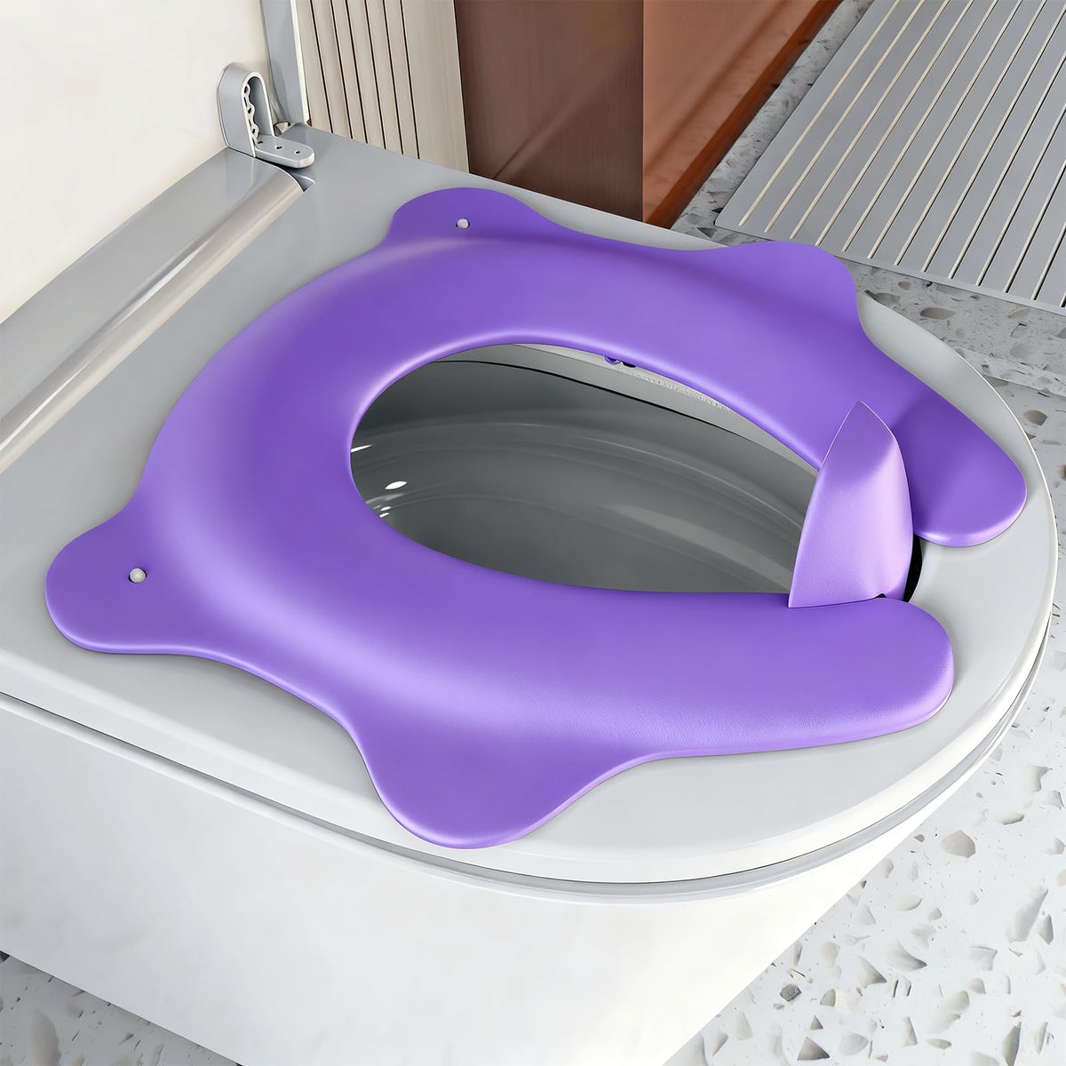Travel Potty Seat for Toddler, Foldable Portable Potty Seat, BPA-Free Pink