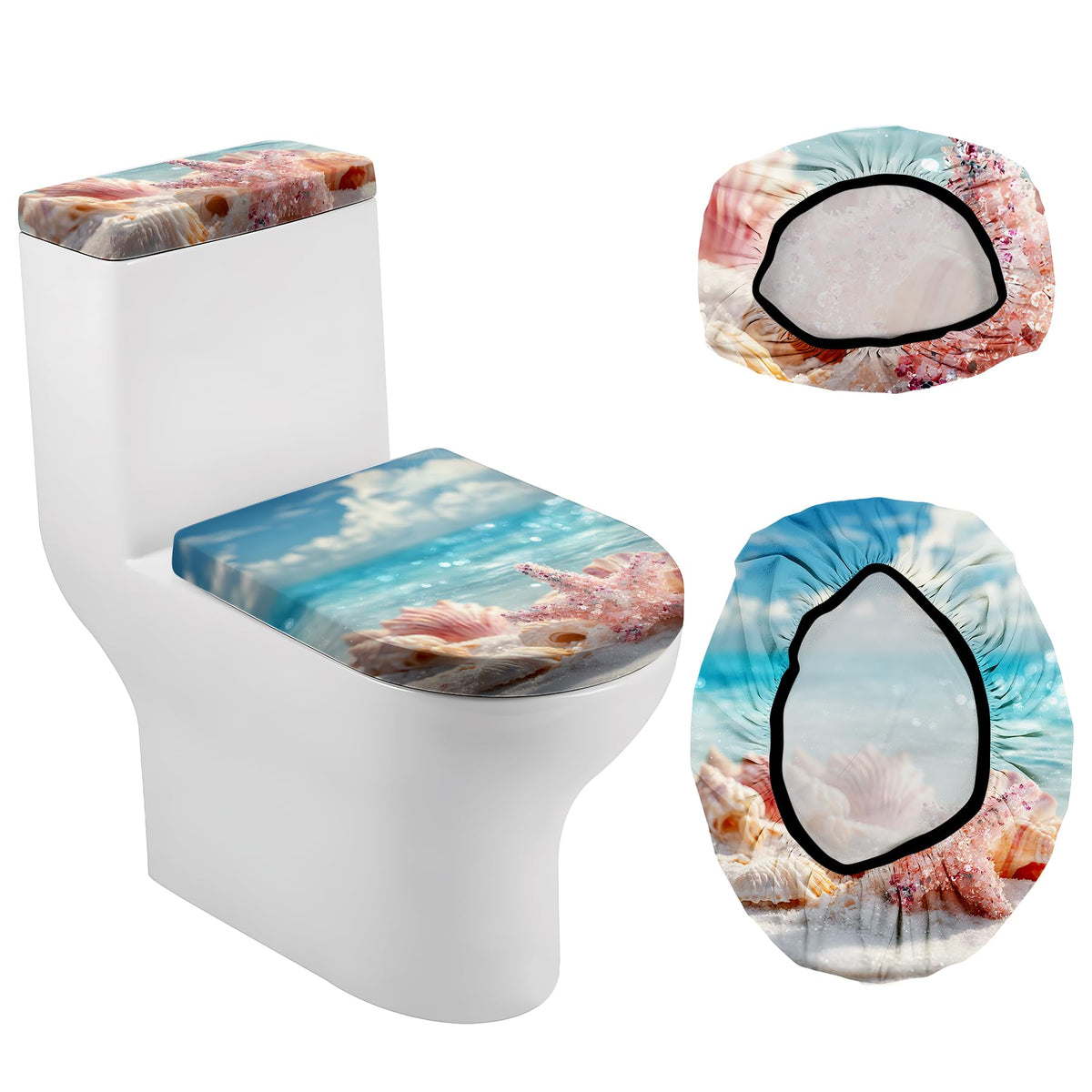 Christmas Toilet Lid Cover