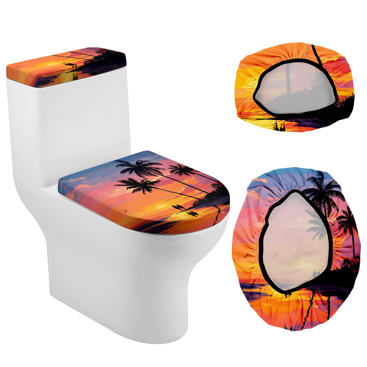 Christmas Toilet Lid Cover