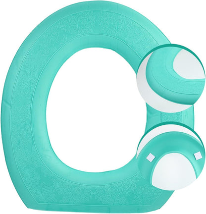 Toilet Seat Cover Pad Sticker,Soft Toilet Seat Cushion Pad Universal with Self-Adesive Design for Bathroom (Light Green)
