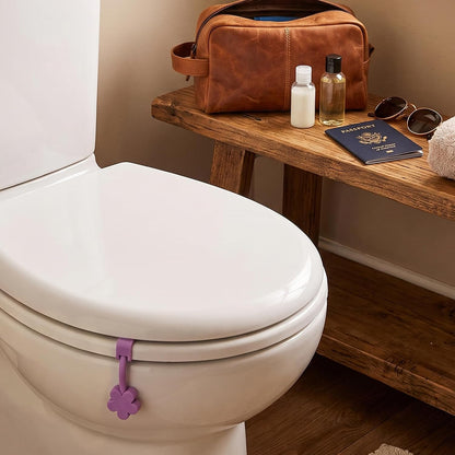 Toilet Lid Handle, Silicone Toilet Lifter with No-Touch Seat Lift, 4 Pack