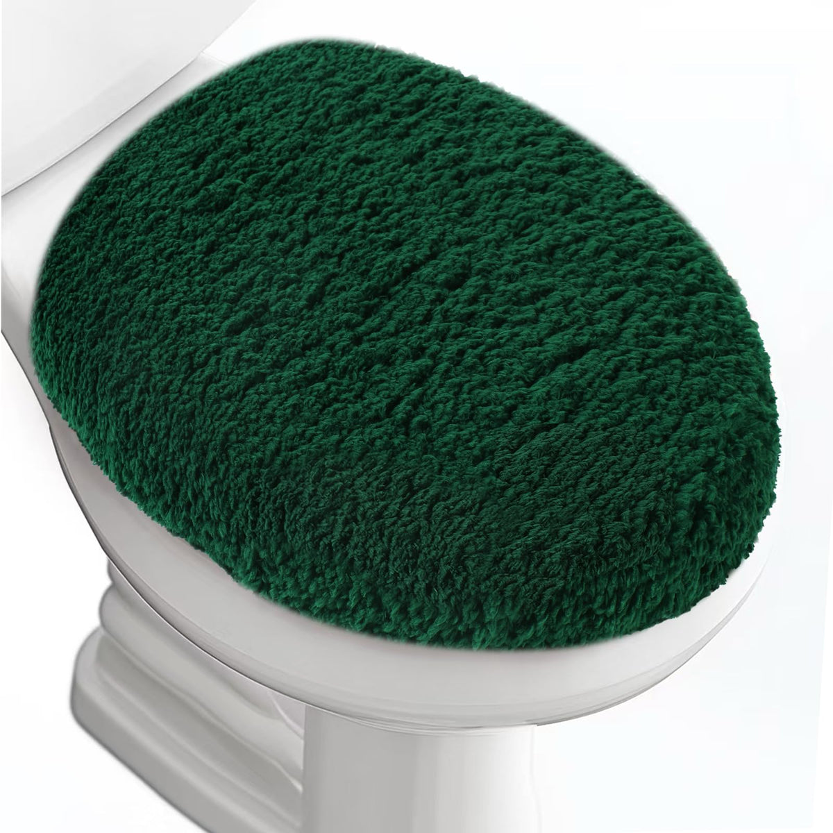 Soft Microfiber Toilet Seat Cover 17.5" x 15" Machine Washable
