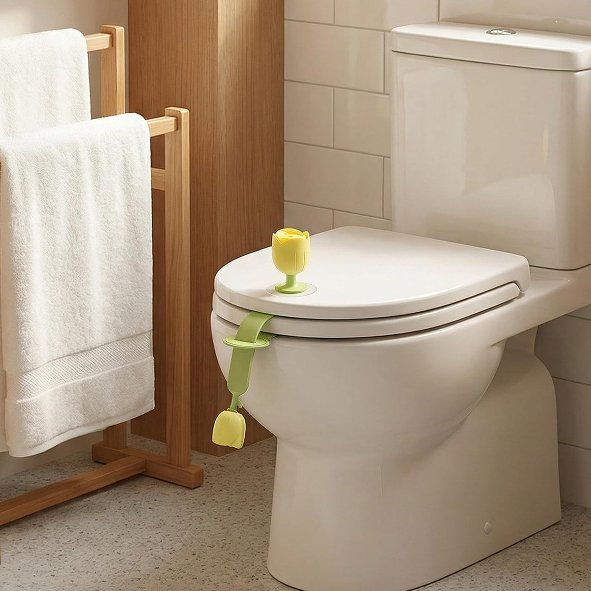 Silicone Toilet Lid Lifter, Hands-Free Hygienic Toilet Seat Handle, No-Touch Toilet Cover Lifter for Bathroom, Home, Hotel, Office, Travel Easy to Use.