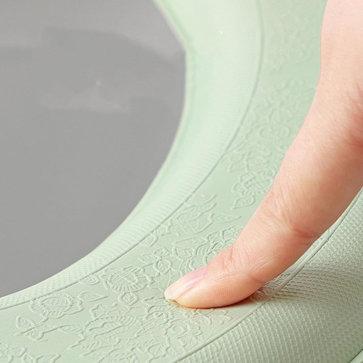 HERCHR Toilet Seat Cover, EVA Thick Foam Comfortable Toilet Pad Universal Water Proof Non Slip Insulated Bathroom Seat Cushion for All Season