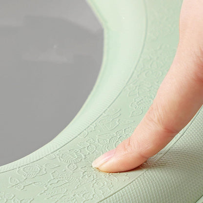 HERCHR Toilet Seat Cover, EVA Thick Foam Comfortable Toilet Pad Universal Water Proof Non Slip Insulated Bathroom Seat Cushion for All Season