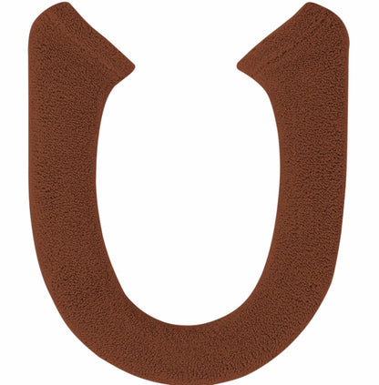 Toilet Seat Cover with Snaps Fixed, Toilet Seat Cushion for Bathroom