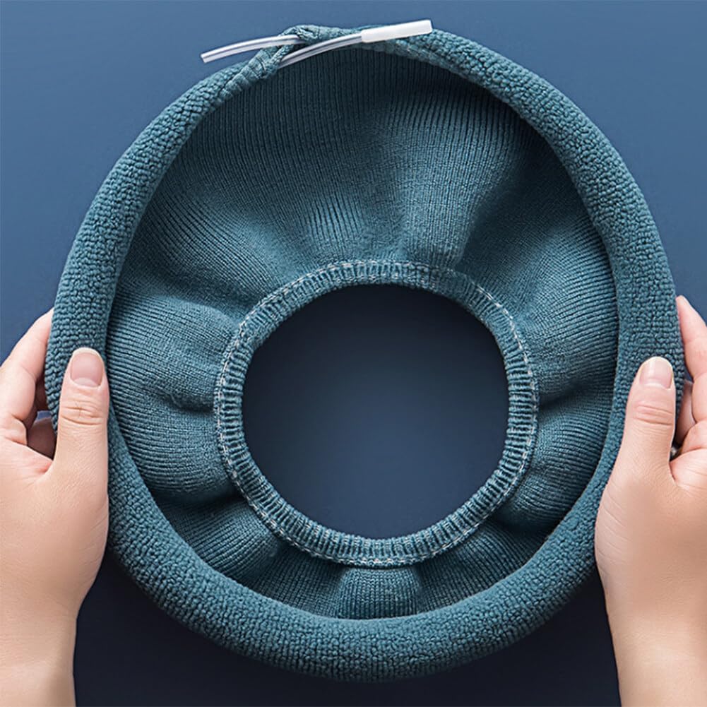 4 Pcs Soft Toilet Seat Cover Pad, Bathroom Soft Thicker Warmer Stretchable