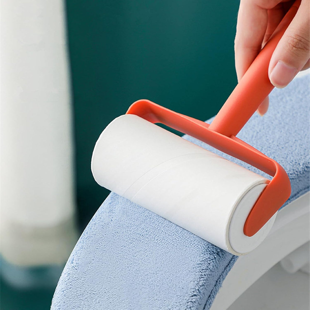 1 Pair Soft Toilet Seat Covers Plush Thick Fabric Toilet Seat Warmer Waterproof self-adhesive Reusable Machine-Washable Universal for All Types of Toilets Bathroom (Grey)