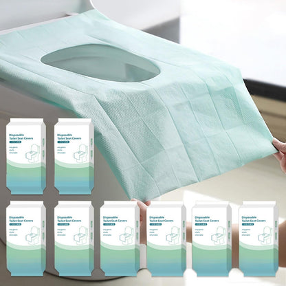 Rgqphantom 50 Pack Toilet Seat Covers Disposable, Portable Toilet Liners