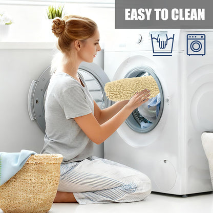Chenille Elongated Toilet Seat Cover 19.5"x 15" Machine Washable