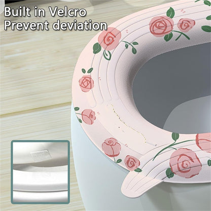 Waterproof toilet seat cushion All year round universal ring foam silicone pad Summer Toilet Seat Cover Pads