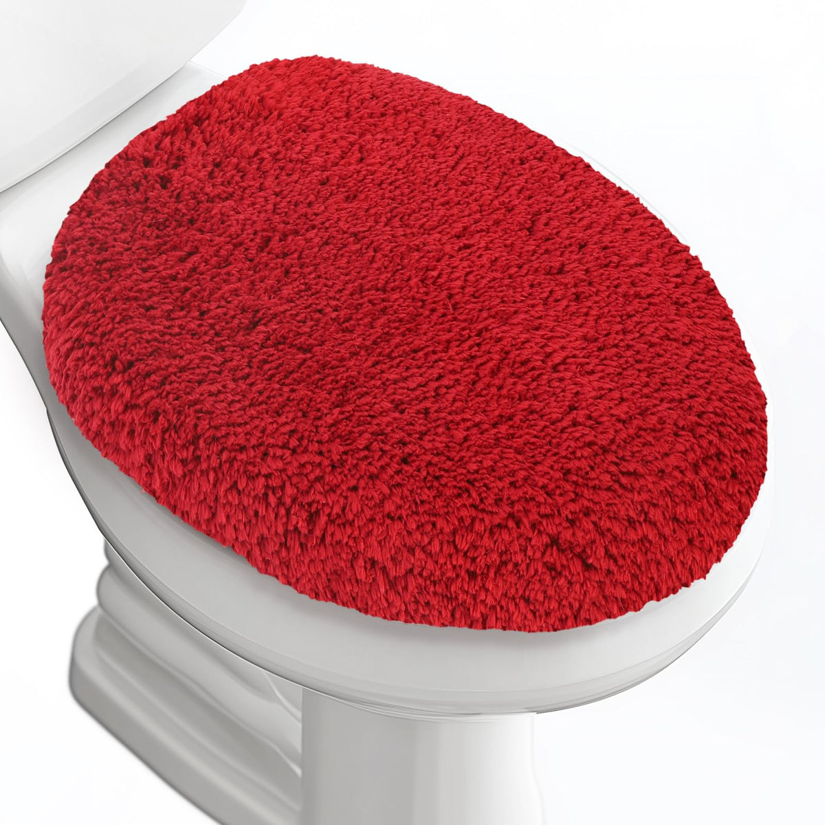 Soft Microfiber Toilet Seat Cover 17.5" x 15" Machine Washable