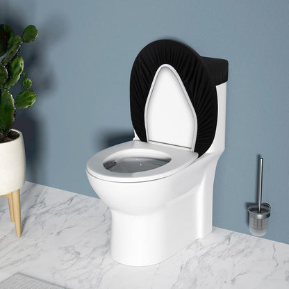 Toilet Lid Cover and Toilet Tank Lid Cover Set, Milk Silk Toilet Cover